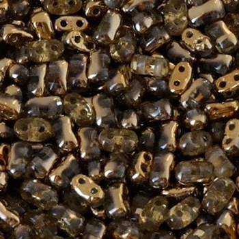 Perline Bi-Bo Beads 5.5x2.8mm Amber