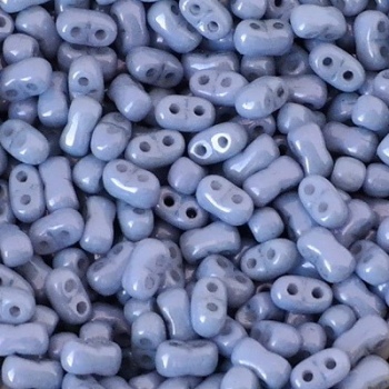 Perline Bi-Bo Beads 5.5x2.8mm Blue Luster