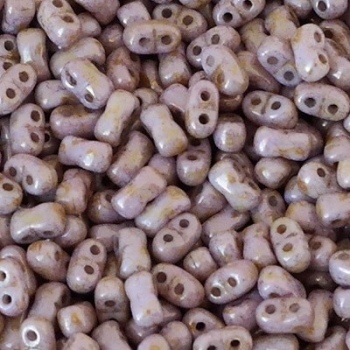 Perline Bi-Bo Beads 5.5x2.8mm Chalk Senegal Brown Purple