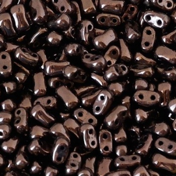 Perline Bi-Bo Beads 5.5x2.8mm Jet Bronze
