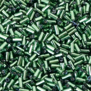 Perline Bugle Miyuki 3mm Silver Lined Olivine