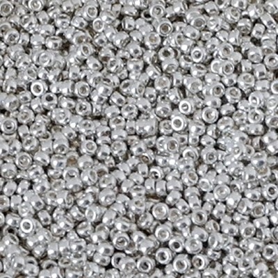 Perline Rocailles Miyuki 15/0 Galvanized Silver
