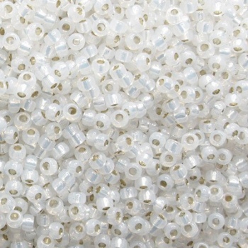 Perline Rocailles Miyuki 11/0 Silver Lined Crystal