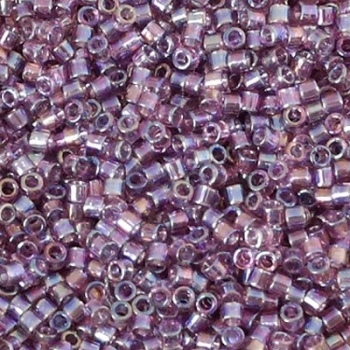 Perline Delica Miyuki 10/0 Transparent Lilac AB