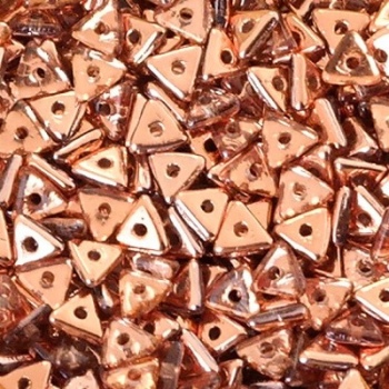 Perline Tri-Bead 4mm Crystal Capri Gold