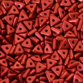 Perline Tri-Bead 4mm Lava Red