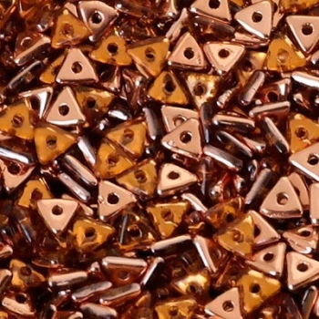 Perline Tri-Bead 4mm Topaz Capri Gold