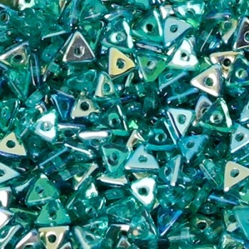 Perline Tri-Bead Emerald AB