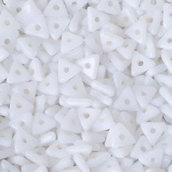 Perline Tri-Bead 4mm Chalk White