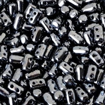 Perline Rulla 3x5mm Jet Hematite