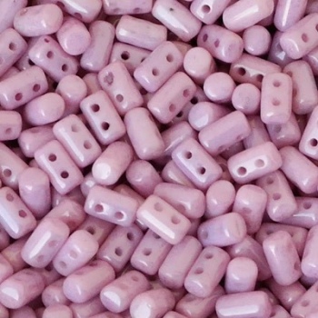 Perline Rulla 3x5mm Chalk Lila Lustre