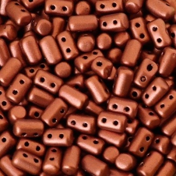 Perline Rulla 3x5mm Crystal Bronze Fire Red
