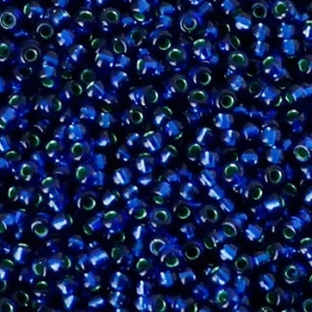 Perline Rocailles Miyuki 11/0 Metallic Dark Emerald Sapphire
