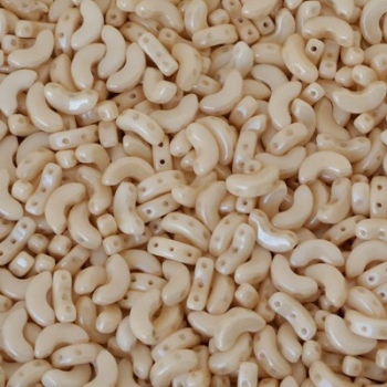 Perline Arcos® par Puca®-Opaque Luster Champagne-10x5mm