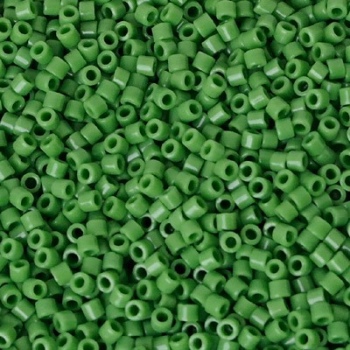 Perline Delica Miyuki 10/0 Opaque Pea Green