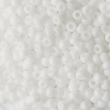 Perline Rocailles Miyuki 8/0 Opaque White