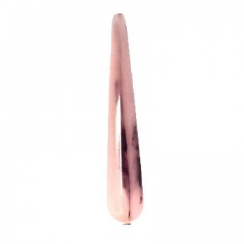 Goccia Plexi Rosa Melange Striata 7x38mm