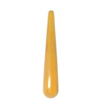Goccia Plexi Giallo Melange Striata 7x38mm