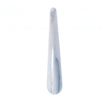 Goccia Plexi Grigio Melange Striata 7x38mm