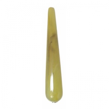 Goccia Plexi Verde Melange 7x38mm