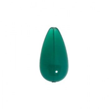 Goccia Plexi Verde Opale Scarabeo 14x26mm