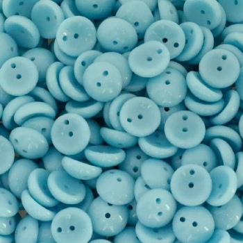 Perline Piggy-Opaque Turquoise-8x4mm