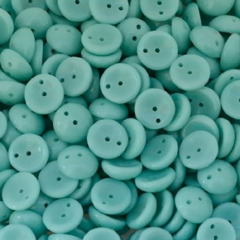 Perline Piggy-Opaque Turquoise Green-8x4mm