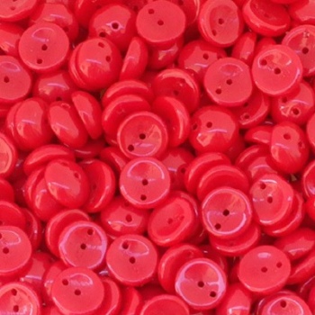 Perline Piggy-Opaque Red-8x4mm