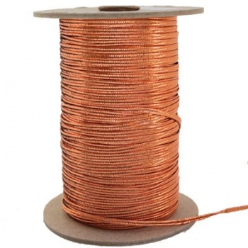 Piattine Soutache Metallic Rayon Copper 3mm