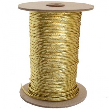 Piattine Soutache Metallic Rayon Oro 3mm