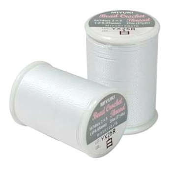 Filo Miyuki Crochet White Misura 0-45mm