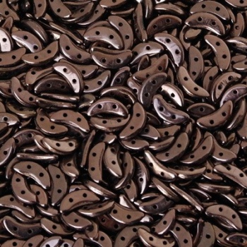 Perline Crescent-Dark Bronze-10x3mm