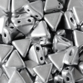 Perline Kheops® par Puca® 6mm Silver Aluminium Matte