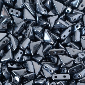 Perline tango-Jet Hematite-8x6mm