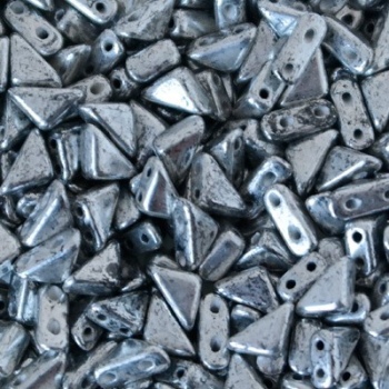 Perline Tango-Antique Silver-8x6mm