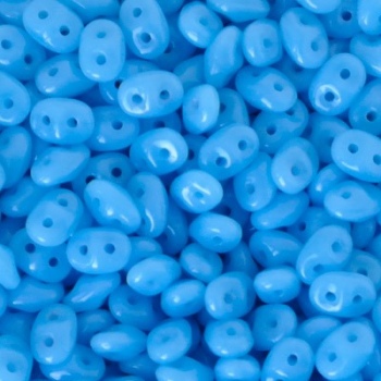 Perline Superduo 2.5x5mm Opaque Blue Turquoise
