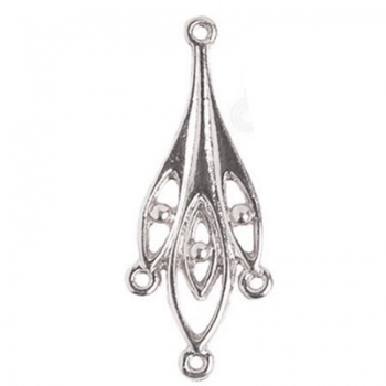 Chandelier Decorato Argentato 34mm