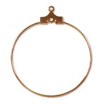 Orecchino Cerchio Rame Anticato 40mm