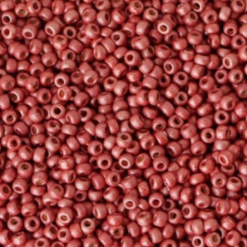 Perline Rocailles Miyuki 11/0 Duracoat Galvanized Matte Berry
