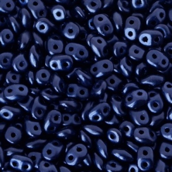 Perline Superduo 2.5x5mm Dark Night Blue