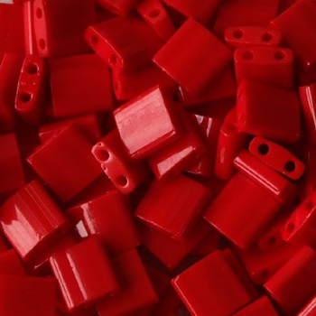 Perline Tila MIyuki Opaque Red 5mm