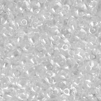 Perline Twin Beads Preciosa 5x2,5mm Crystal
