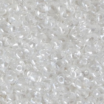 Perline Twin Beads Preciosa 5x2,5mm Crystal Rainbow