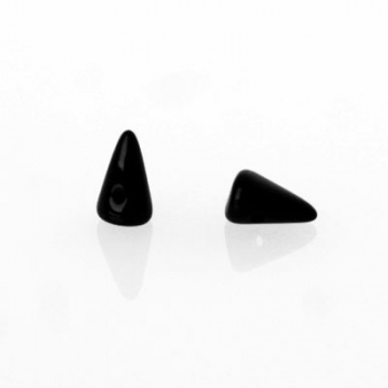 Perline Spikes Jet 8x5mm