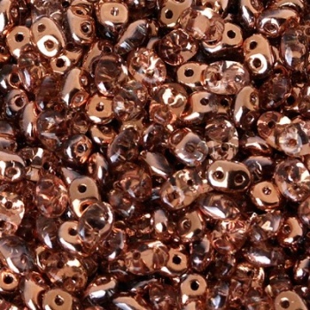 Perline Superduo 2.5x5mm Capri Gold