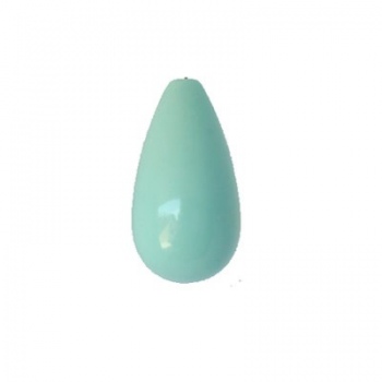 Goccia Plexi Turchese Amer 14x26mm