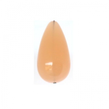 Goccia Plexi Albicocca Opale 14x26mm