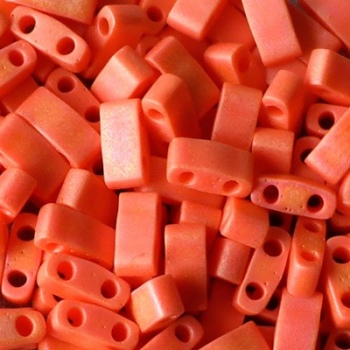 Perline Miyuki Half Tila 5x2,3mm Matte Opaque Orange