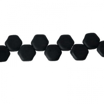 Perline Honeycomb Matte Jet 6mm