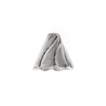 Cono Decorato Argentato Anticato15mm